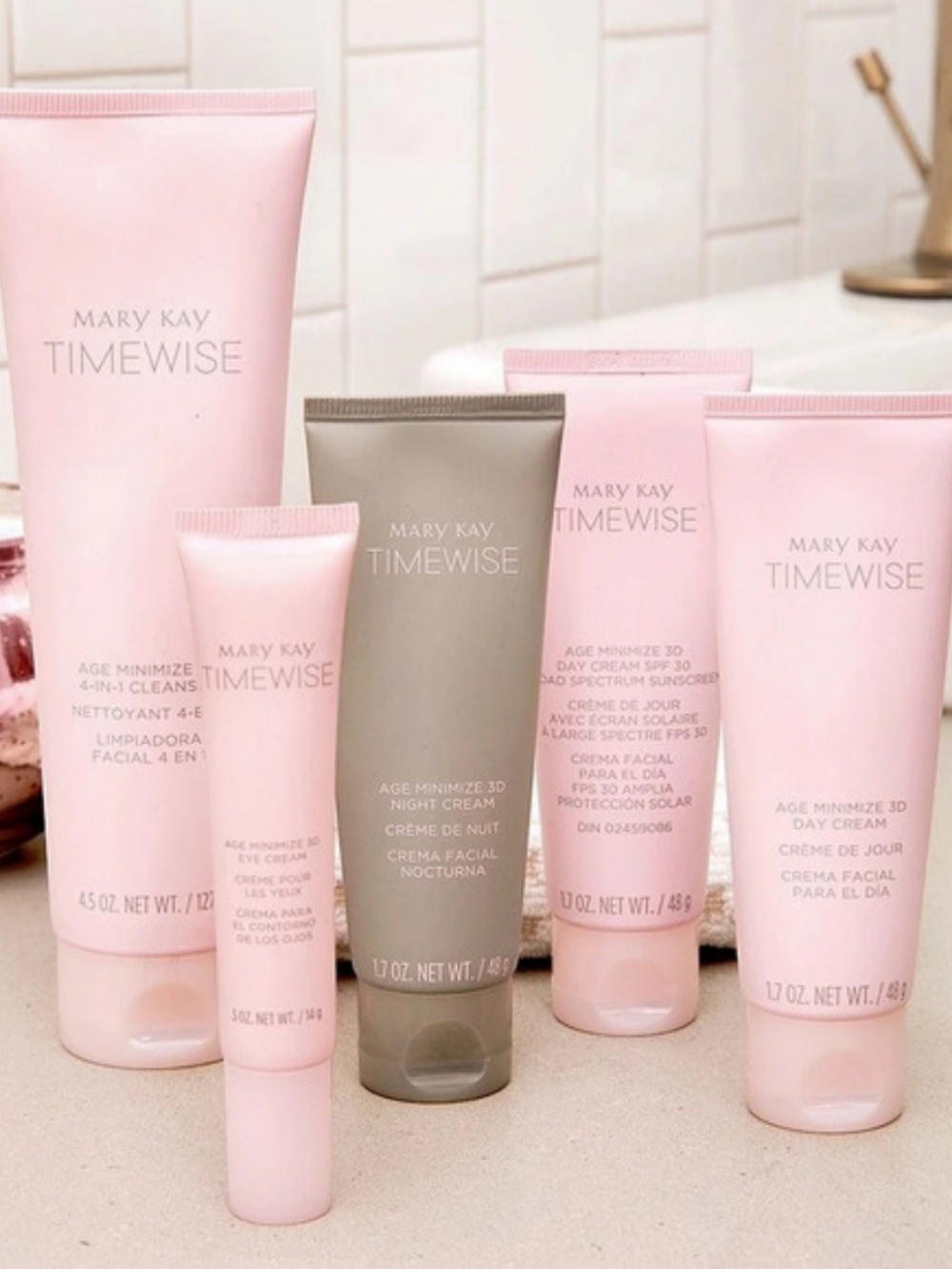 Mary Kay TimeWise Miracle Set 3D Skincare Set Combination To Oily